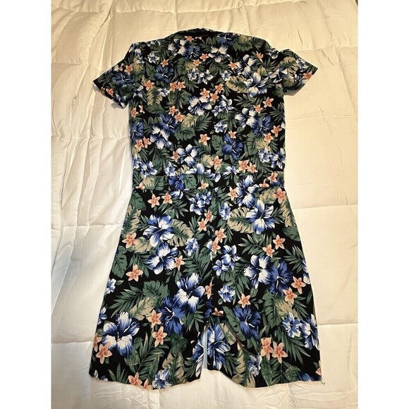 BoohooMAN Floral Print Revere Collar Short Jumpsuit Men’s Large - Picture 11 of 11